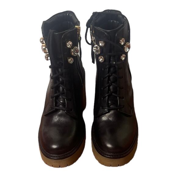 Sophia Webster Zadie Platforms Leather Ankle Booties Grunge Glam Punk 36/ US 5.5 - Picture 3 of 12